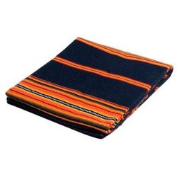 Inca Comfort,'Handwoven Alpaca Blend Throw in Midnight and Sunrise'
