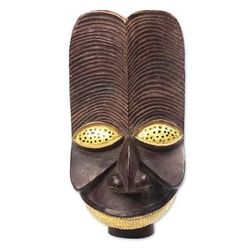 Bangwa,'Handmade African Sese Wood Mask'