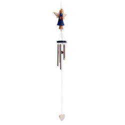 Angel's Love in Blue,'Wood and Aluminum Blue Angel Holiday Decorative Accent'