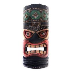 Papua Pride I,'Papua Style Hand Carved Wood Mask'