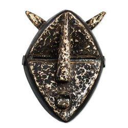 Dogon II,'Hand Crafted African Sese Wood Mask'