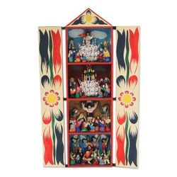 Wood retablo, 'Holy Week'