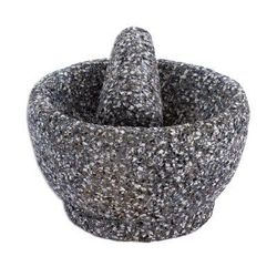 Tradition,'Artisan Handcrafted Basalt Mortar and Pestle from Mexico'