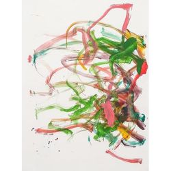 Speed Car,'Colorful Wavy Elephant Art Painting from Thailand'