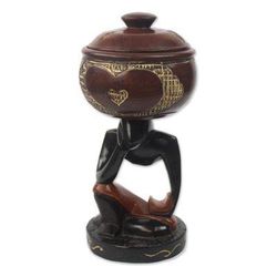 Education Has No End,'Decorative Wood Home Accent from Ghana'