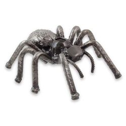 Upcycled metal sculpture, 'Rustic Tarantula'