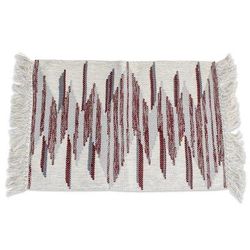 Warm Memories,'Set of 4 Handloomed Cotton Alabaster Placemats'
