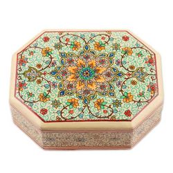 Persian Grandeur,'Handcrafted Wood and Papier Mache Box from India'