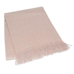 'Cozy Beige' - Unique Alpaca Wool Solid Throw Blanket from Peru