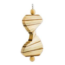 Tranquil Moments,'Handcrafted Wood Mobile with Adjustable Shapes'