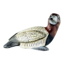 Canvasback Duck,'Guatemala Handcrafted Ceramic Canvasback Duck Figurine'