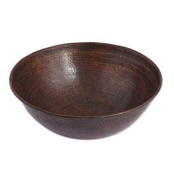 Sophistication Renewed,'Handcrafted Upcycled Copper Sink with Hammered Finish'