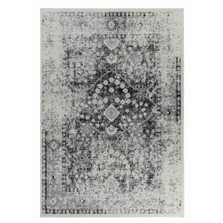 HomeRoots 4' X 6' Black Oriental Area Rug - 4' x 6'