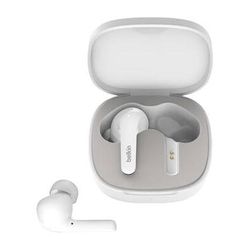 Belkin SoundForm Flow True Wireless ANC Earbuds (White) - [Site discount] AUC006BTWH