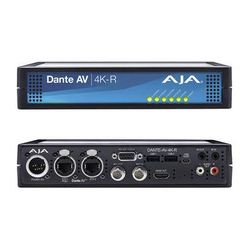 AJA Used Dante AV 12G-SDI/HDMI 4K Receiver DANTE-AV-4K-RNA