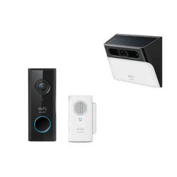 Solar Wall Light Cam S120 + Video Doorbell C210