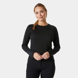 Helly Hansen Women's Lifa Active Crew Lightweight Base Layer Black XL