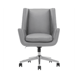 Serta SitTrue Montair Mid-Back Manager Chair, Gray