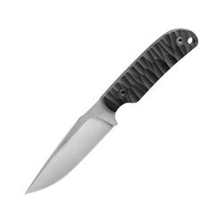 TB Outdoor Commandeur Smooth Fixed Knife 8.5in Overall 4.5in Stonewash ALENOX Blade Black Sculpted G10 Handle Kydex Sheath 11060015
