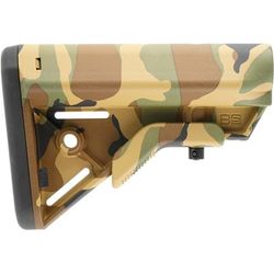 B5 Systems Bravo Stock AR-15 Collapsible Buttstocks 7.2 in Mil-Spec Woodland BRV-1184