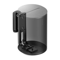 FLEXSON Wall Mount with Corner Piece for Sonos Era 100 Speaker (Black, Single) FLXE100WM1021