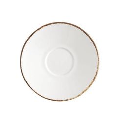 Fortessa TC7400.DV.4.16 7" Round Spice Salt Doppio/Breakfast Saucer - China, White