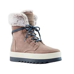 Cougar Vanetta Suede Waterproof Winter Boots - Womens Almond 8 VANETTA-Almond-8