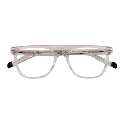 Unisex s square Clear Acetate Prescription eyeglasses - Eyebuydirect s Mentis