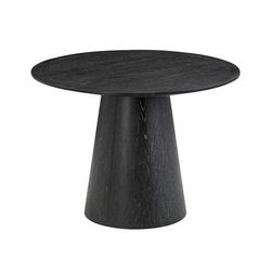 Sahara Black Oak Round Dining Table - TOV-D54225