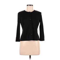 Fleure de Peche Cardigan Sweater: Black - Women's Size Medium