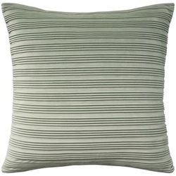 "Waverly Indoor Plw Pleated Velvet Green Throw Pillows 18" x 18" - Nourison 798019013127"