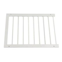 White Step-Over Pet Gate Extension, 1" L X 22" W X 20" H, 8 LBS