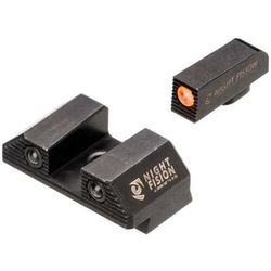 Night Fision Optics Ready Stealth Glock Night Sight Set Glock 43/43x/42/48 Orange Front GLK-003-163-159-OGZG