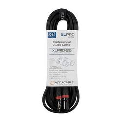 American DJ Accu-Cable XLPRO-25 XLR3M to XLR3F Audio Cable (25') XLPRO-25