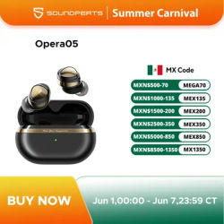 Soundpeats Opera 05 auricolari Wireless Hi-Res con suono Stereo Audio Hi-fi LDAC Hybrid ANC