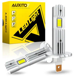 AUXITO 2 pz 12000LM H1 LED lampadina del faro H1 LED Canbus Car Head fendinebbia Fanless Wireless