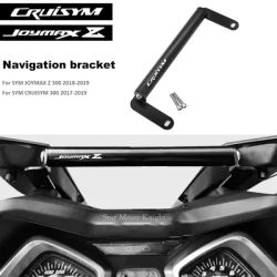 Moto Supporto Del Basamento Del Telefono Mobile Del Telefono GPS Piastra di Navigazione Staffa Per SMY JOYMAX Z 300 2018-2019 CRUISYM 300 2017-2019
