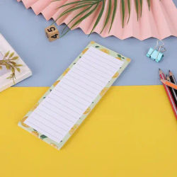 50 fogli kawaii frutta frigorifero magnetico Memo pad blocco Note Planner note Pad To Do List nota