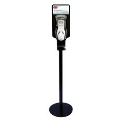 Rubbermaid FG750824 Hand Sanitizing Station - Metal Stand, Black