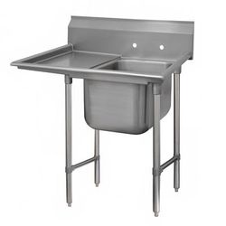 Advance Tabco 9-21-20-36L Regaline 62" 1 Compartment Sink w/ 20"L x 20"W Bowl, 12" Deep, Stainless Steel