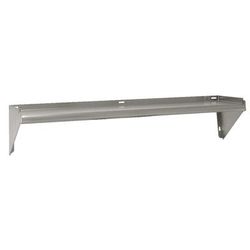 Advance Tabco AWS-KD-36 Solid Wall Mounted Shelf, 36"W x 11 1/8"D, Aluminum