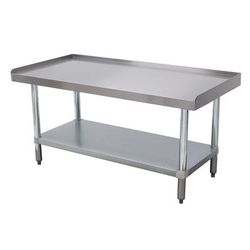Advance Tabco EG-LG-300 30" x 30" Stationary Equipment Stand for General Use, Undershelf, Stainless Steel Top