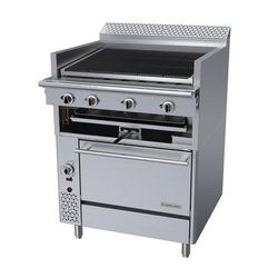 Garland C36-ABC LP 36" Commercial Gas Range w/ Charbroiler & Convection Oven, Liquid Propane, Stainless Steel, Gas Type: LP
