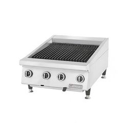 Garland GTBG48-AB48 NG 48" Gas Charbroiler w/ Cast Iron Grates, Natural Gas, Stainless Steel, Gas Type: NG