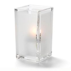 Hollowick 6109F Quad Votive Lamp For HD8 Or HD15, Clear Satin Panel, White