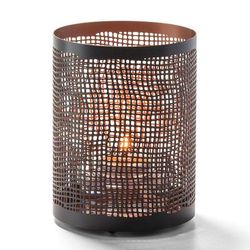Hollowick 6317 Chantilly Votive Lamp for HD12, HD17, & HD26 - 3 1/8"D x 4"H, Black & Copper