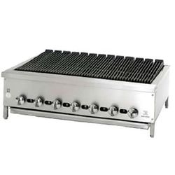 Jade Range JB-42 42" Gas Charbroiler w/ Cast Iron Grates, Natural Gas, Stainless Steel, Gas Type: NG