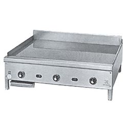 Jade Range JGM-2484 84" Gas Commercial Griddle w/ Manual Controls - 1" Steel Plate, Natural Gas, Stainless Steel, Gas Type: NG
