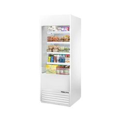 True TOAM-30-HC~NSL01 WHT 30" Vertical Open Air Cooler w/ 5 Levels, White, 115v | True Refrigeration