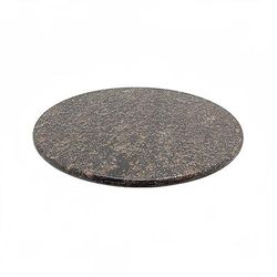 Art Marble G21554RD 54" Round Granite Table Top, Tan Brown, 1.25 in